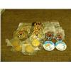 Image 1 : 1983 Fur Rondy Memorabilia - 6 belt buckles, 5 coins, 10 pins, 2 tie tacks, 2 booster buttons (154)