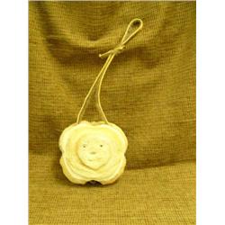 Carved whale bone mask by Davis Kiyutelluk (74)