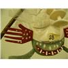 Image 6 : Amazing shaman's seal mask by T. Tiulana of ivory, wood and feathers- three ivory disks to represent