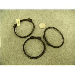 Lot of 3: elephant hair bracelets (3)