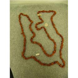 6' long strand of chunk amber bead necklace- longest one we've ever had to sell (3)
