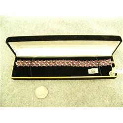 Outstanding 14K gold ruby and diamond bracelet- 1.9 carats of diamonds, 32.83 carats of rubies- reta