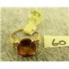 Image 1 : Citrine with diamonds and 14K gold - 6 diamonds approx.. 3.5K citrine (3)
