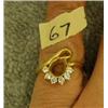 Image 1 : Lady's diamond ring 14k gold with 6 small diamonds (3)