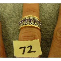 14k gold and amethyst ring (3)