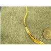 Image 3 : Outstanding 14k gold necklace and chain all nuggeted with center stone quartz with gold flecks (3)