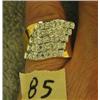 Image 2 : Gold ring with approx. 40 diamonds (3)