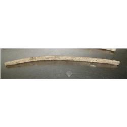CHOICE on 2: Old Eskimo whale bone bow 19" long (3)