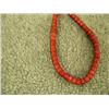 Image 2 : CHOICE on 4 strands of trade beads: red heart- 25" long (3)