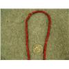 Image 3 : CHOICE on 4 strands of trade beads: red heart- 25" long (3)