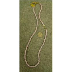 CHOICE on 4 strands of trade beads: red, white, blue- 26" long (3)