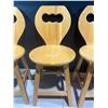 Image 2 : Four Wooden Chairs 14wx15dx31h (seat height 18in)