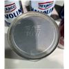 Image 2 : Five Vintage 1 Quart Oil Cans, Havoline and Esso (Full)