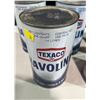Image 3 : Five Vintage 1 Quart Oil Cans, Havoline and Esso (Full)