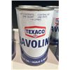 Image 2 : Six Vintage 1 Quart Oil Cans, Havoline (Full)