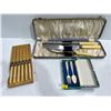Image 1 : Ivory Handle Carving Knife Set, Steak Set and Ivory Spoon & Fork Set