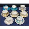 Image 1 : Collection Of Tea Cups & Saucers brands include Golden Jade, Royal Chelsea, Aynsley and more