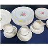 Image 3 : Spode Jewel Billingsley Rose China Collection (6 complete place settings) with Platter and Extras
