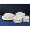 Image 8 : Spode Jewel Billingsley Rose China Collection (6 complete place settings) with Platter and Extras