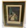 Image 1 : Lavrince "Indiscresion" Print  Frame 19Wx24H  Art 10.5Wx13.5H