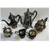 Image 1 : Assorted Collection of Silver Plated Tea Pots & More