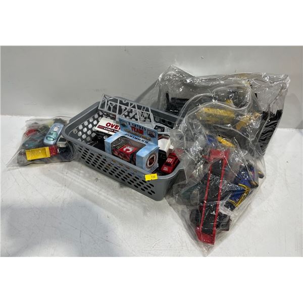 Large Collection of Die Cast Vehicles & Maisto Train Set