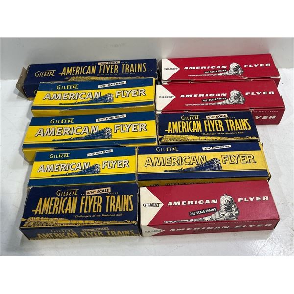 Mystery Collection of American Flyer 3/16th Scale Train in Original Boxes