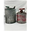 Image 1 : 2 Vintage Gas Cans