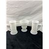 Image 1 : Milk glass mugs and dish