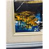 Image 2 : Framed Canvas Marina Print