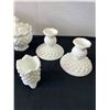 Image 2 : Assortment of Milk Glass Pieces