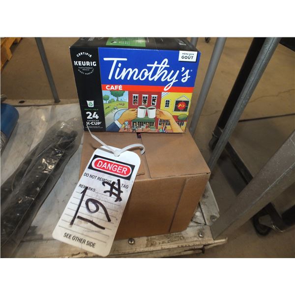 Case Of Timothy's Keurig Coffee