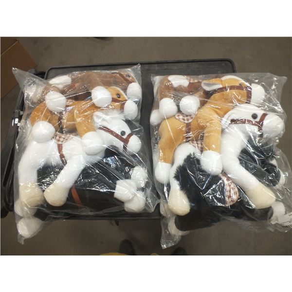 2 Bags Of Stuffed Horse's