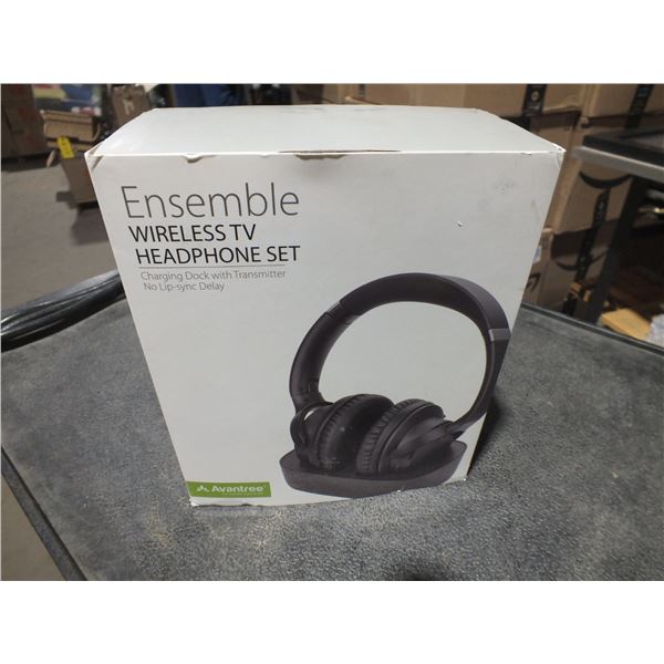 Wireless TV Headphones Set