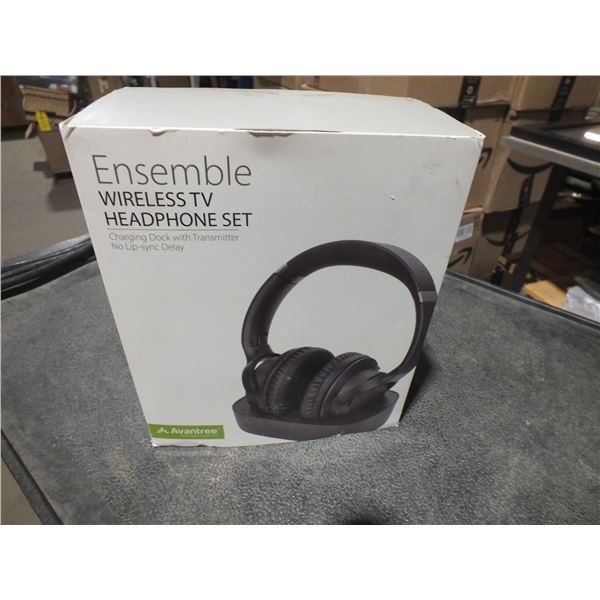 Wireless TV Headphones Set