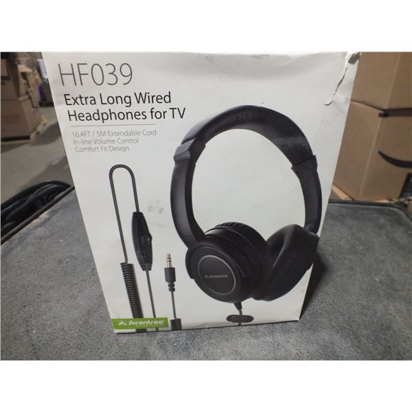 Extra Long Wired Headphones For TV