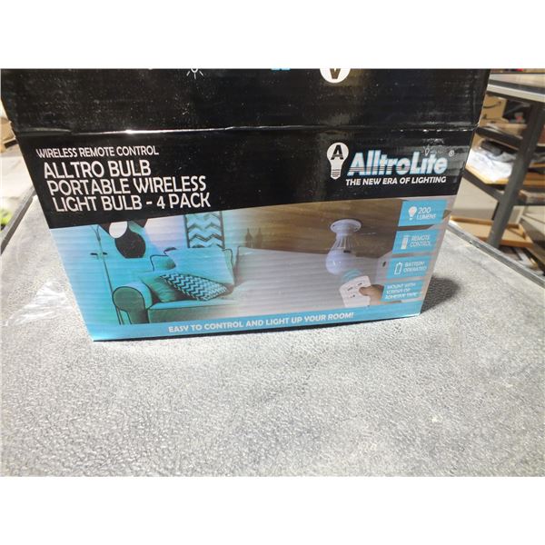 4 Boxes Of Wireless Light Bulbs