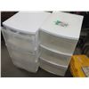 Image 1 : 2... 3 drawer Rubbermaid Storage Containers