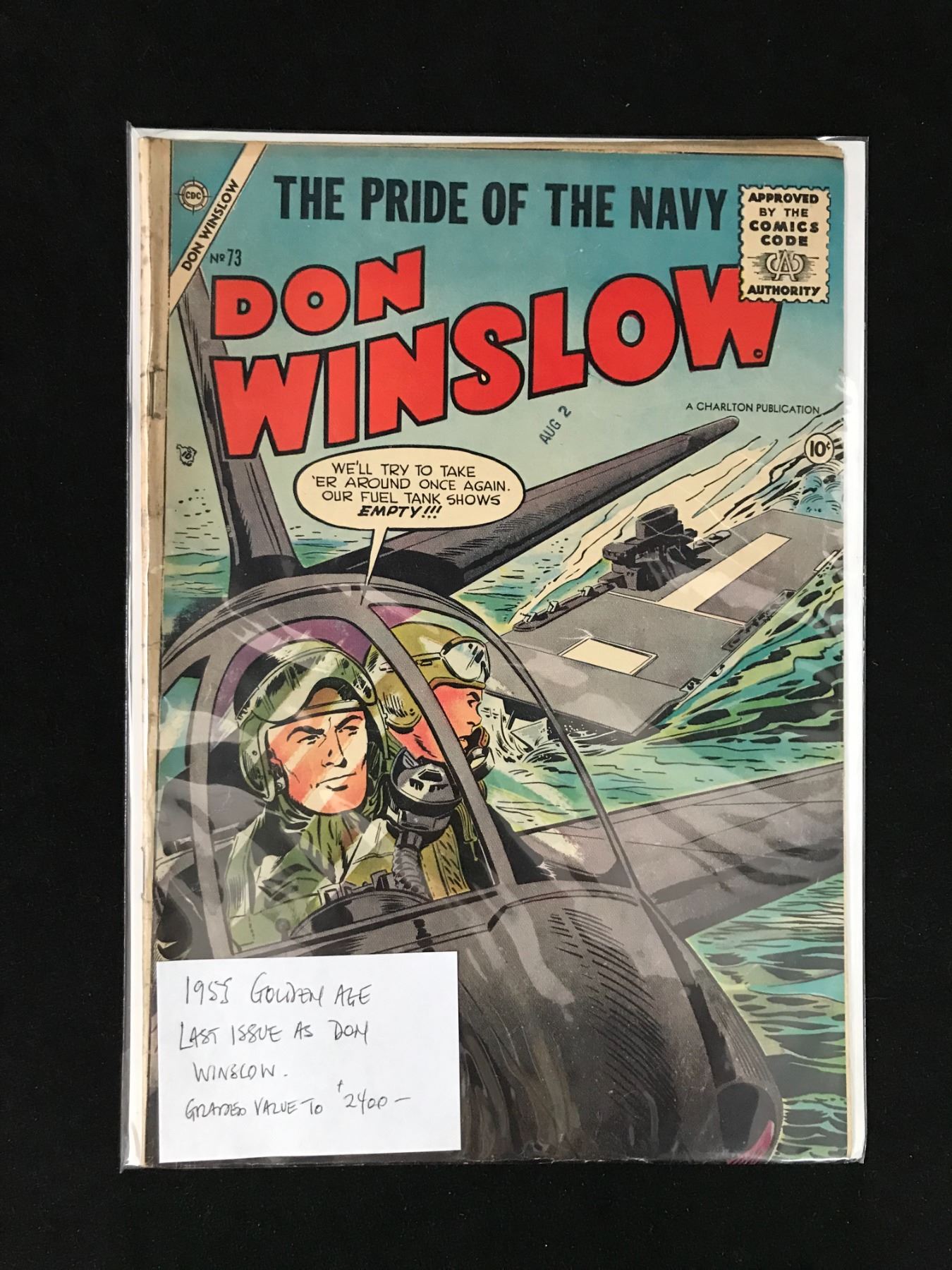1953 CDC COMICS NO.73 DON WINSLOW (VINTAGE GOLDEN AGE)