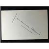 Image 2 : JAQUES PLANTE SIGNED VINTAGE POSTCARD