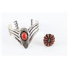 Image 1 : Navajo Coral Cuff & Ring