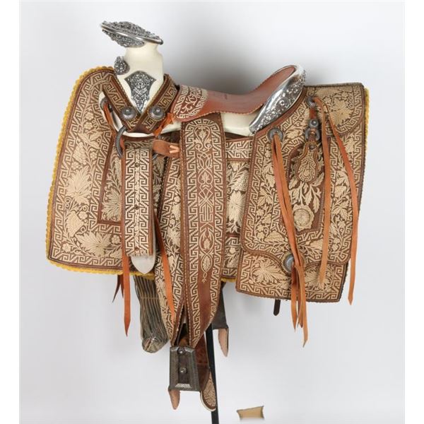 Fancy Piteado Charro Saddle