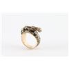 Image 1 : Ladies Gold & Diamond Cheetah Ring