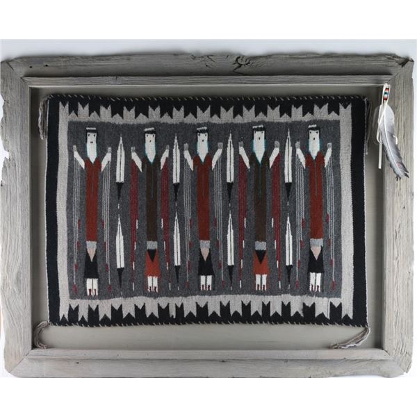 Framed Navajo Rug