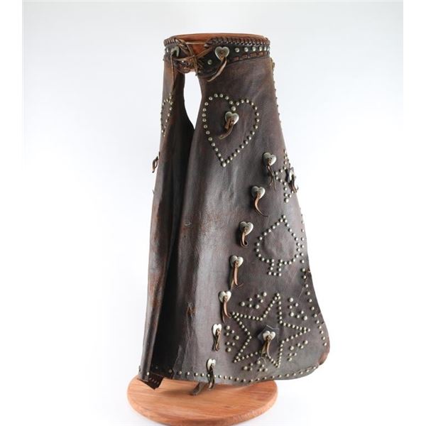 Pair of Spotted Bat Wing Chaps