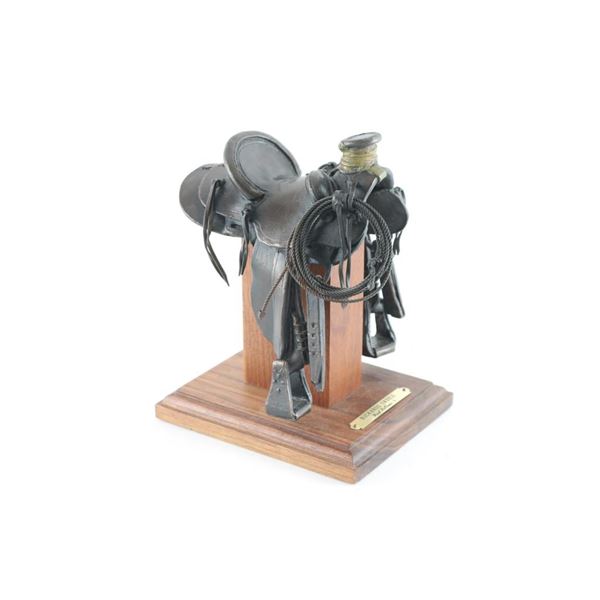 Fine Art Bronze Saddle