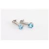 Image 1 : Stunning Ladies Swiss Blue Topaz Earrings