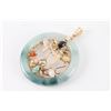 Image 2 : Gold & Jade Stones Pendent