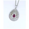 Image 3 : Beautiful Art Deco style Pink Kashmir Sapphire