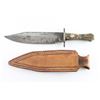 Image 1 : Vintage Coffin Hilt Bowie Knife